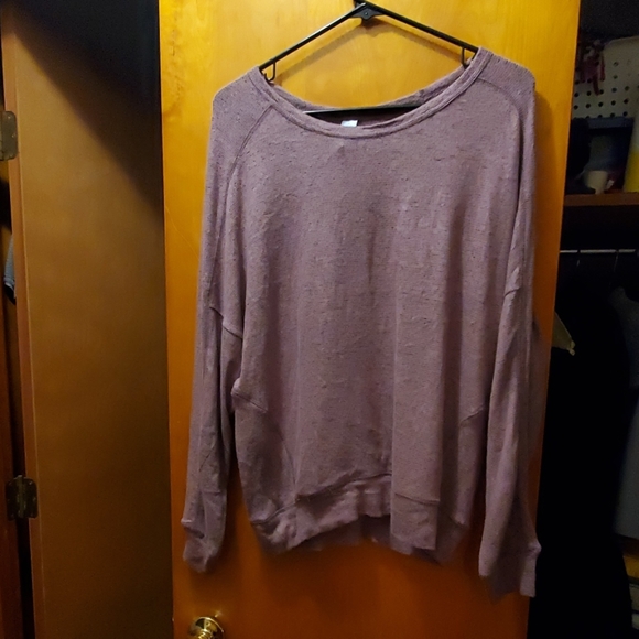 Purple Fleece Top - Picture 1 of 1